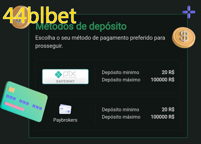 O cassino 44blbetbet oferece uma grande variedade de métodos de pagamento